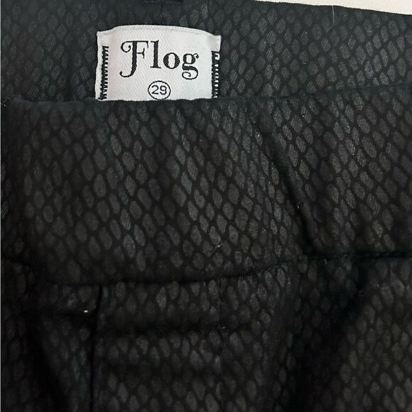 Bevy Flog Dafna Black Link Print Pants Size 29 MSRP 209.00 - Picture 13 of 13